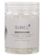 Sibel Claire Elastic Hair Bands 20mm - Transparent   500 stk.