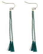 Everneed Nille Tassel earrings Dusty Jade