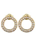 Everneed Caroline - Gold with white zirconia