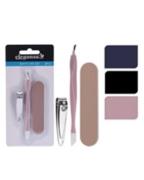 Eleganza Manicure Set Black   3 stk.