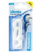 Idento Floss and Stick, TravelBox (hvid) (U)   6 stk.