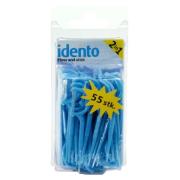 Idento Floss and Stick 2 in 1 Blå   55 stk.