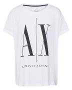 Armani Exchange Icon Period Kvinne T-Shirt Hvit M