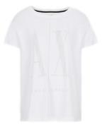Armani Exchange Icon Period Kvinne T-Shirt Hvit L