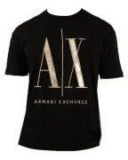 Armani Exchange Men T-Shirt Black Str. XL