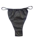 Sibel Disposable Thong Briefs Men 100 Pcs Black