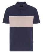 Armani Exchange Men Polo Shirt Navy/Beige XL