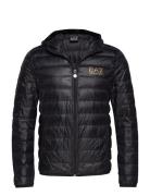 Down Jacket Fôret Jakke Black EA7