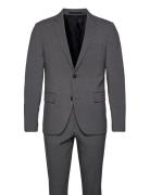 Plain Mens Suit Dress Grey Lindbergh