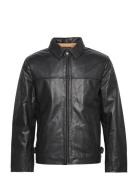 Rusty Dusty Leather Jacket Skinnjakke Skinnjakke Black Jofama