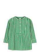 Bæk&Bølge Irene Shirt S/M Grøn/Sand Topp Green Juna