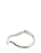 Alberte Organic Shape Ring Silver-Plated Ring Smykker Silver Pilgrim