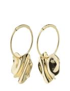 Em Wavy Hoop Earrings Accessories Jewellery Earrings Hoops Gold Pilgri...