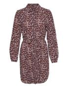Onlnova Lux L/S Shirt Dress Aop Ptm Kort Kjole Multi/patterned ONLY