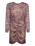 Aude Mini Dress Kort Kjole Multi/patterned Second Female