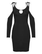 Viscose Jersey Stretch Mini Dress Kort Kjole Black HAN Kjøbenhavn