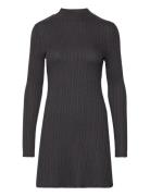 Short Knitted Dress Kort Kjole Black Mango