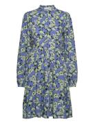 Slfjana Ls Short Shirt Dress B Kort Kjole Blue Selected Femme