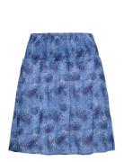 Davilaiw Skirt Kort Skjørt Blue InWear