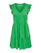 Onlmay Cap Sleev Fril Dress Jrs Noos Kort Kjole Green ONLY