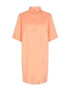 Carlee 3/4 Shirt Dress Kort Kjole Orange MOS MOSH