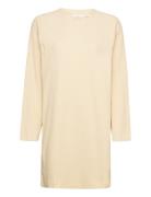 Barbara Dress Gots Kort Kjole Beige Basic Apparel