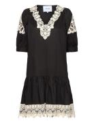 Pernille Short Dress Kort Kjole Black Minus