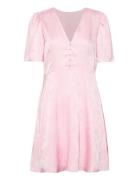 Enitta Short Dress Kort Kjole Pink A-View