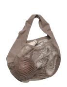 Net Shoulder Bag Shopper Veske Grey The Organic Company