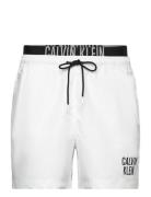 Medium Double Wb-Nos Badeshorts White Calvin Klein