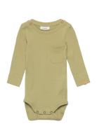 Nbmgago Ls Slim Body July Lil Bodies Long-sleeved Green Lil'Atelier