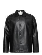 Alfred Faux Leather Skinnjakke Skinnjakke Black Brixtol Textiles