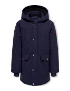 Kobnewoliver Parka Jacket Cp Otw Parkas Jakke Navy Kids Only