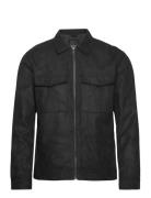 Onswill Fake Suede Jacket Otw Skinnjakke Skinnjakke Black ONLY & SONS