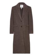 Objolga Wool Coat Noos Outerwear Coats Winter Coats Brown Object