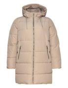 Carnewdolly Long Puffer Coat Cc Otw Fôret Kåpe Beige ONLY Carmakoma