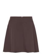 Skirt Kort Skjørt Brown Rosemunde