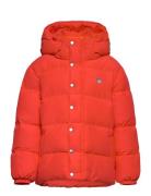 Relaxed Puffer Jacket Fôret Jakke Red GANT