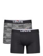 Levis Men Distorted Logo Aop Boxer Boksershorts Black Levi´s