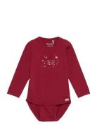 Body Ls Bodies Long-sleeved Red Minymo