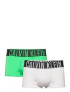 Low Rise Trunk 2Pk Boksershorts Green Calvin Klein