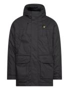 Microfleece Parka 2.0 Parkas Jakke Black Lyle & Scott