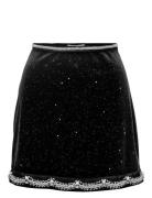 Marina Skirt Kort Skjørt Black Love Lolita