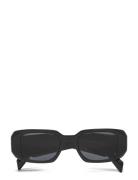 0Pr17Ws Firkantede Solbriller Black Prada Sunglasses
