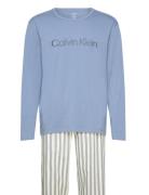 L/S Pant Set Pyjamas Blue Calvin Klein