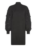 Objdidi L/S Short Knit Dress 129 Kort Kjole Black Object