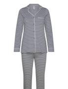Pyjama Jersey Piping Stripe An Pyjamas Blue Lindex