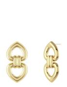 Beverly Studs Duo Gold Accessories Jewellery Earrings Studs Gold Edbla...