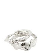 Sun Recycled Ring, 2-In-1 Set Ring Smykker Silver Pilgrim