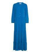 Neell Maxi Dress Ls Maxikjole Festkjole Blue Lollys Laundry